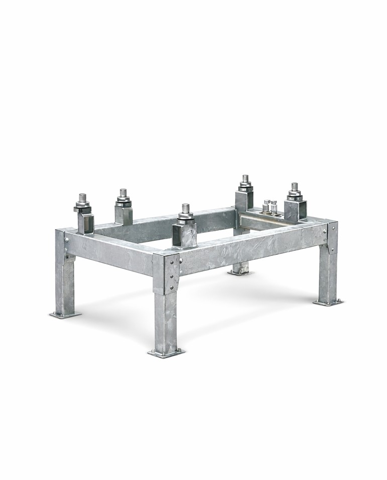 Cama galvanizada para motor